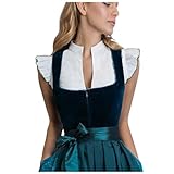 Dirndl Bluse Damen Sexy Shapewear Oktoberfest Bluse Weiß Bluse Dirndl Trachtenbluse...