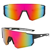MUSELK Sport Sonnenbrille Herren Damen Fahrradbrille Sunglasses Polarisierte...