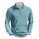 Hemd Weihnachten Herren T Shirt Blazer Herren Einfarbig/Batik/Druck Langarm Sweatshirt Mit...