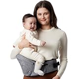 Momcozy Hüftsitz-Babytrage - Originaler 3D-Bauchschutz & EVA-Massageplatte, mit...