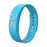 NICERIO T5S Armbanduhr vibrierender Echtzeit-Anzeige, wasserdicht, Smart-Armband,...