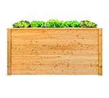 WESTMANN Hochbeet aus Lärchenholz | 170x90x84 cm Natur | Kräuterbeet für den...