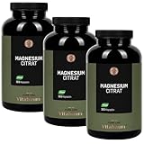 Vitabaum® Magnesiumcitrat - 375 mg Magnesium pro Portion - Unterstützt den...