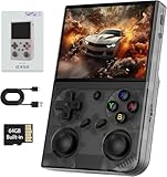 G350 Retro Handheld Spielkonsole , 3.5 Inch IPS Screen Linux System Built-in 64G...