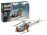 Revell Modellbau I Alouette II I Bausatz I Maßstab 1:32 I 191 Teile I Bastelset ab 12...
