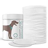 Hundepflege24 Hunde Ohren-Reinigungspads - 100 Stück - Natürlicher...