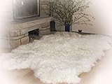 MEIWITT® SCHAFFELLTEPPICH SCHAFFELL Teppich Weiss (aus 4 Fellen)