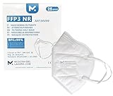 25 FFP3 Mund- und Nasenschutz Maske mit EC Zertifizierung, 5 Lagige Maske ohne...