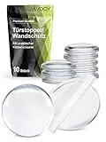 AVOQY Türstopper Wand - 10 Stück transparente Türpuffer, selbstklebend, Wandschutz für...