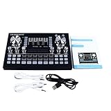 Live Soundkarte Audio Mixer Zweikanal Aufnahmemischer PC Mobiltelefon Universell Mischpult...