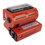 Tragbarer Gasheizstrahler Brenner 1300W 2 in 1 Butan Flüssiggas Heizung Brenner Ideal...