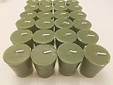 Old Kerze Barn 24 Votivkerzen – Balsam FIR Duft 15 Stunde – Perfect Green Votivgläser...