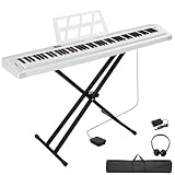 LEADZM 88 Tasten Halbgewichteten Digital Piano, Full Size Keyboard,...