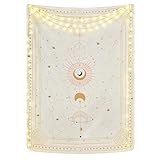Yugarlibi Mondphasen Wandteppich Mysteriöser Konstellation Sternenhimmel Tarotkarten...