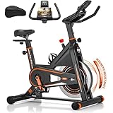 DMASUN Heimtrainer Fahrrad Profi, Leises Hometrainer Fahrrad mit magnetischem Widerstand,...