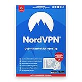 NordVPN Standard – 6-Monats-Abo VPN & Cybersicherheits-Software - Schadsoftware,...