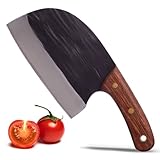 Erste Schmiede Handgeschmiedetes Kochmesser Ergonomic, Scharfes Profimesser,...