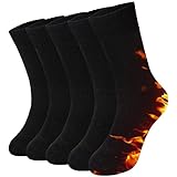 Josnown Thermosocken Damen Dicke Warme Wintersocken Weiche Wollsocken Wandersocken für...