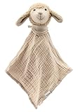 Sterntaler Schmusetuch L Schaf Flocke - Baby Kuscheltuch aus leichtem Musselin - Baby und...