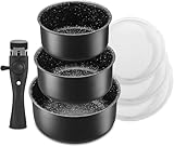 Fadware Töpfe Set mit abnehmbarem Griff, Kochtöpfe 16+18+20 cm und 3...