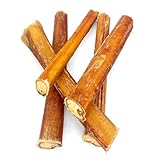 Ochsenziemer für Hunde I 5 Stück I 12 cm I getrocknete Ochsenziemer I Bully Sticks I...