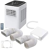 Sichler Exclusive Klimageräte: In- und Outdoor-Klimaanlage mit Frischluft-Schlauch-Set,...
