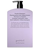 Good&All Anti-Gelbstich Silbershampoo für Blondes, Graues und Blondiertes Haar -...