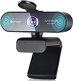 EMEET 1080P Webcam mit 2 Mikrofon - NOVA Full HD Webcam mit Autofokus, Streaming...