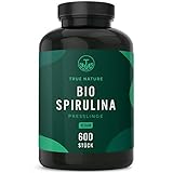 Bio Spirulina Presslinge - 600 Tabletten (500mg) Hochdosiert - 100% reine Spirulina Algen...