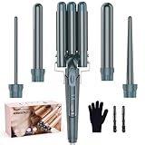 BESTOPE PRO 25mm Lockenstab, Keramik-Welleneisen für Haare mit Negativen Ionen, 8...