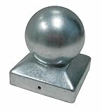 Connex Pfostenkappe mit Kugel 90 x 90 mm, feuerverzinkt, HV4293