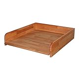 Praktischer Wickeltischaufsatz 60x70cm, Buche geölt, Wickelaufsatz für...