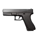 Rayline RV307 Schwarz ABS Softair Pistole (Federdruck) Gewicht 200 g, 6mm Kaliber, Farbe:...