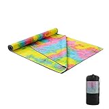 ZQEU Rutschfestes Yoga-Handtuch, Mikrofaser-Handtuch, weich, schnell trocknend,...