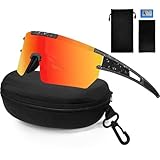 LOYEBOHU Schnelle Brille Rave, Sonnenbrille Fahrradbrille Herren Damen, UV400...