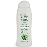 Royal Aloe Vera Body Lotion mit Ginko, Ginseng, 60% Bio Aloe Vera, Körper...