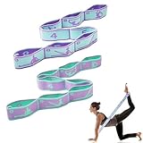 Yoga Gurt, 2 Stück Yoga Stretch Gurt, Yoga Stretch Gurt mit 8 Schleifen,...