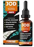 Jod Tropfen FORTE 1000x mit 150 µg Jod pro Tropfen - optimal hochdosiert - nur 1 Tropfen...