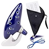 Czemo Zelda Okarina 12 loch Legende von Zelda Ocarina der Zeit, Zelda Alto C mit...
