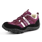 Knixmax Damen Wanderschuhe Leichte Trekkingschuhe Atmungsaktiv Wasserdicht...
