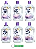 6x Perla Detersivo Lavatrice Lavanda Per Bucato - Flüssigwaschmittel für Waschmaschinen...