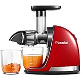 AMZCHEF Entsafter Gemüse und Obst Testsieger - Entsafter Slow Juicer mit...