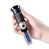 Frostschutz Refraktometer, 4-in-1 Frostschutzprüfer Kühlmitteltester Refraktometer zur...