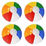 folaoerrr Wasserbälle Aufblasbar, 4 Stück Aufblasbare Wasserball, 30 cm...