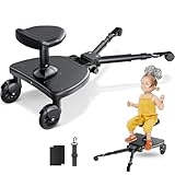 BugyKido Buggy Board mit Vergrößertem Sitz, Trittbrett für Kinderwagen...
