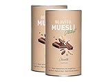BEAVITA Schoko High Protein Müsli ohne Zucker (2x500g) Mahlzeitenersatz (nur 243kcal pro...