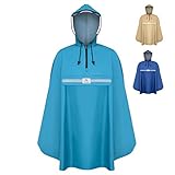 Rainrider Regenponcho (Horizont Blau) Regenponcho blau für's Fahrrad,...