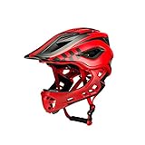 ROCKBROS Downhill Helm Kind Fahrrad Kinderhelm Integralhelm Fullface S 48-53cm M 53-58cm...
