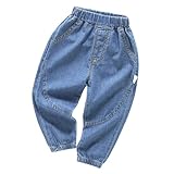 Generisch Freizeithose Baggy Jeans Jungen Jogginghose Jeanshosen Elastischem Bund...