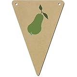 5 x 140mm 'Birne' Wimpelkette/Girlande (BN00077991)